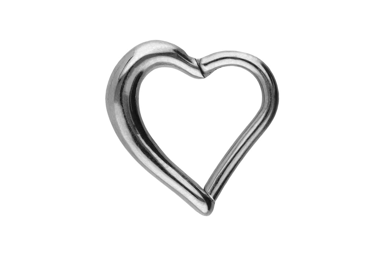Chirurgenstahl Clicker HERZ von Piercingline